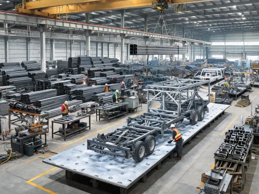 Transportation steel parts
